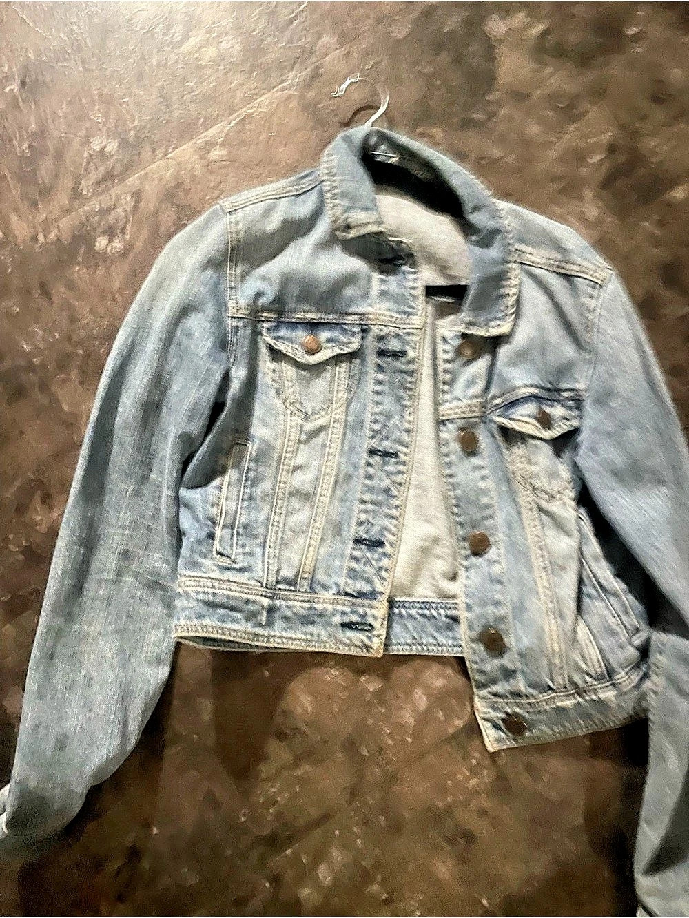 American Eagle Women's Blue Jean Jacket Like New